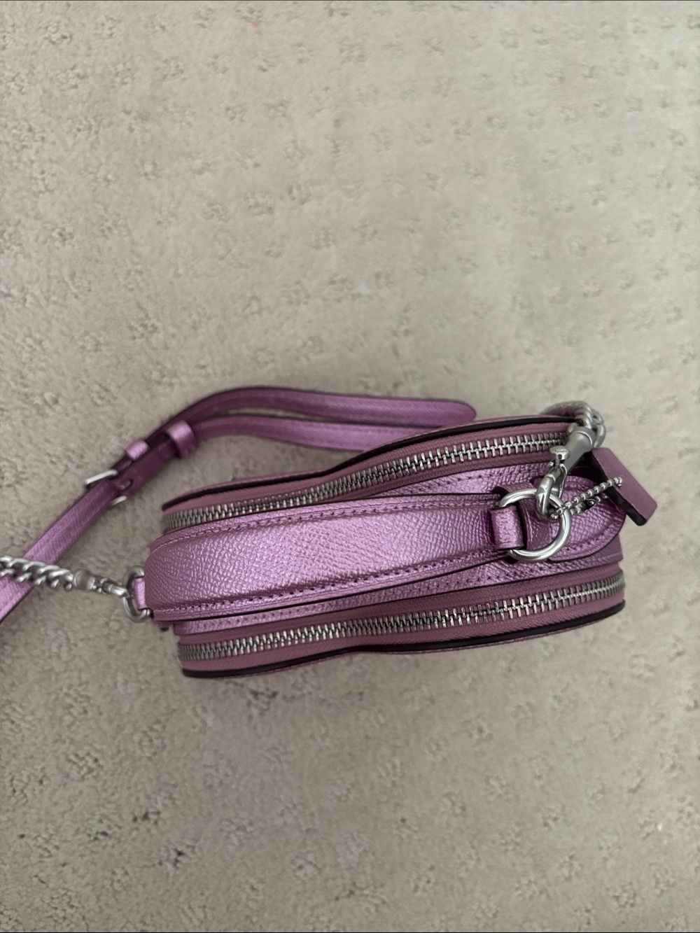 COACH Lilac/Purple Heart Crossbody Bag - Picture 3 of 6